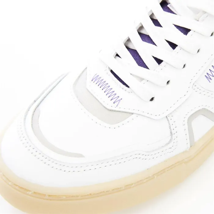 Women Moda In Pelle Casual Trainers Belgrave White Leather