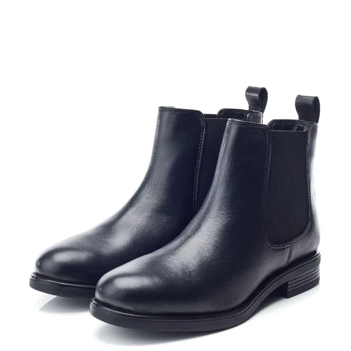 Women Moda In Pelle Chelsea Boots Bsoleful BDobby Black Leather