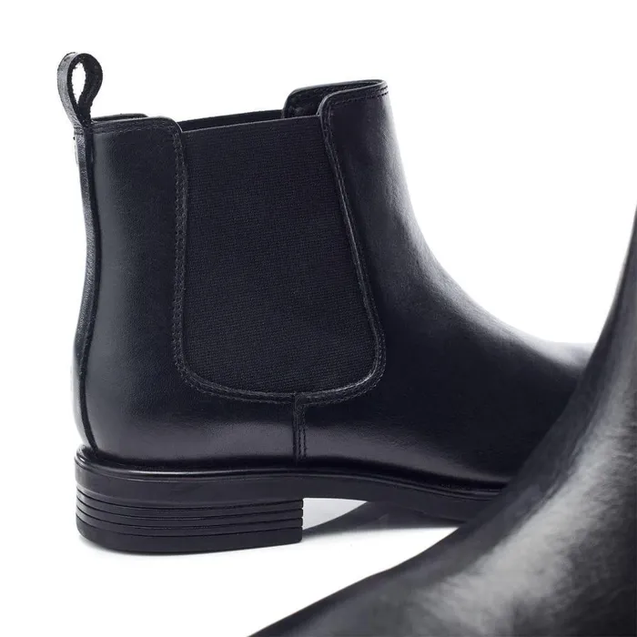 Women Moda In Pelle Chelsea Boots Bsoleful BDobby Black Leather