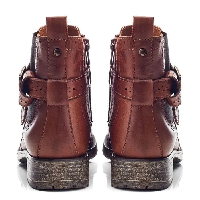 Women Moda In Pelle Chelsea Boots Orset Tan Leather