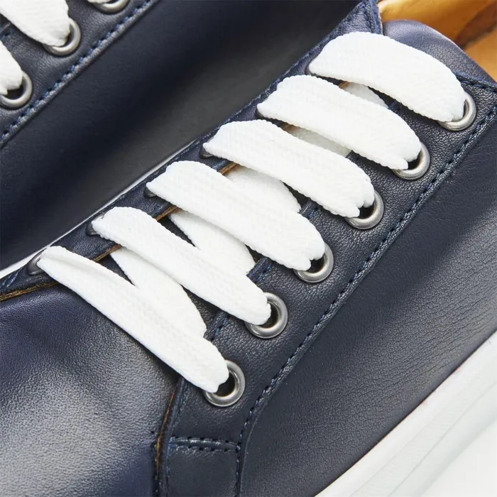 Women Moda In Pelle Chunky Trainers Bsoleful BKendall Navy Leather