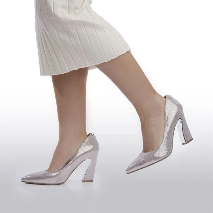 Women Moda In Pelle Court Shoes Darlene Rose Gold Leather
