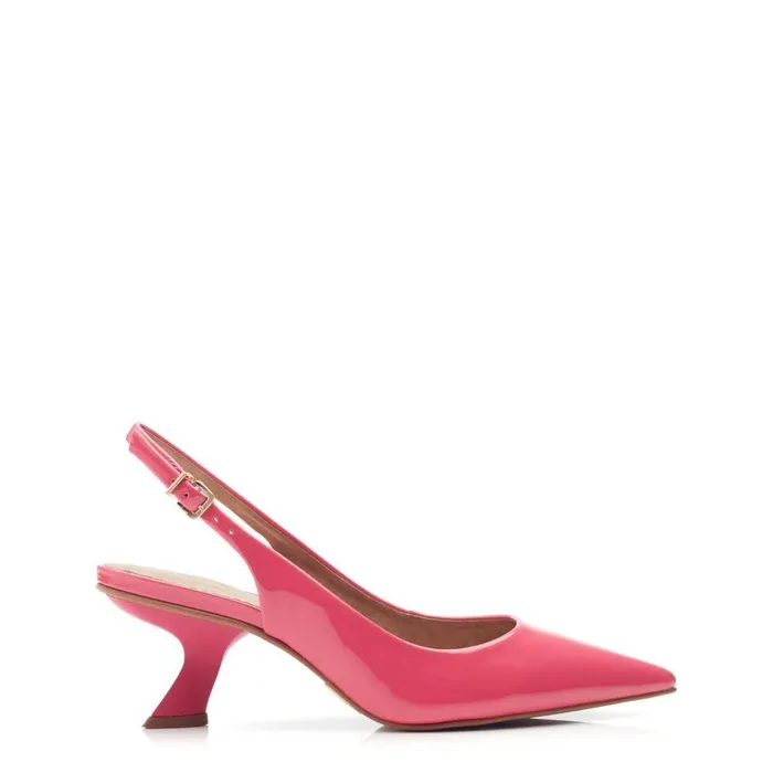 Women Moda In Pelle Court Shoes Jeyelia Pink Patent Leather