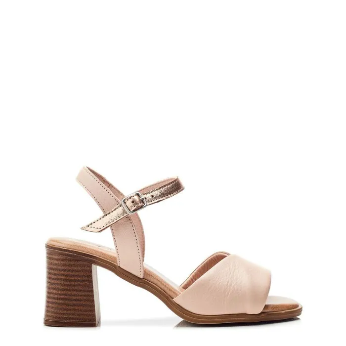 Women Moda In Pelle Heeled Sandals Lanie Cameo Leather