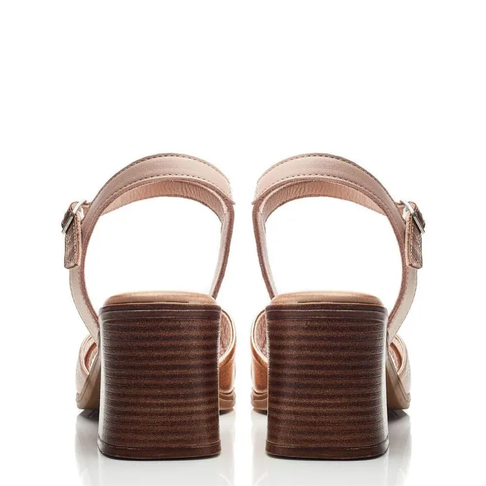 Women Moda In Pelle Heeled Sandals Lanie Cameo Leather