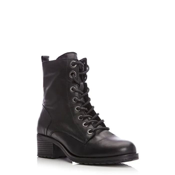 Women Moda In Pelle MidCalf Boots Bezzie Black Leather
