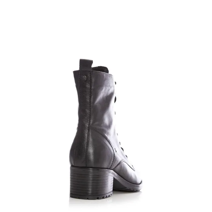 Women Moda In Pelle MidCalf Boots Bezzie Black Leather