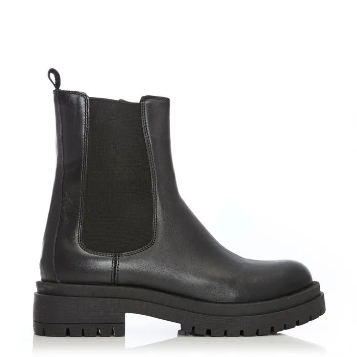 Women Moda In Pelle MidCalf Boots Bsoleful B Wolfie Black Leather