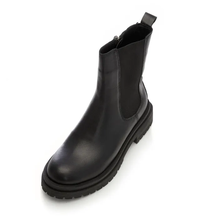 Women Moda In Pelle MidCalf Boots Bsoleful B Wolfie Black Leather
