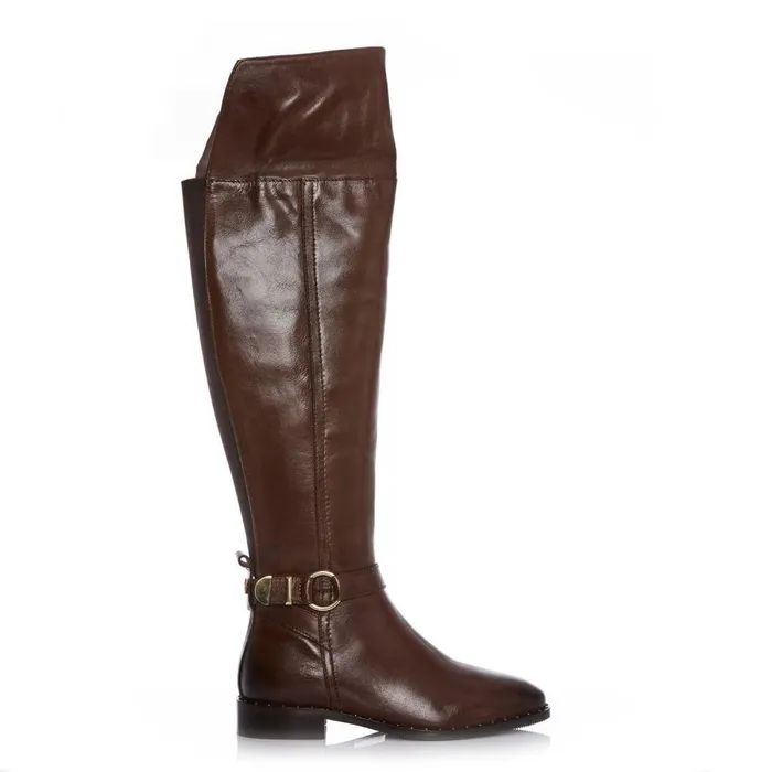 Women Moda In Pelle Over The Knee Boots Tori Tan Leather