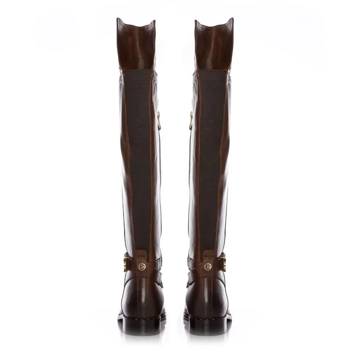 Women Moda In Pelle Over The Knee Boots Tori Tan Leather