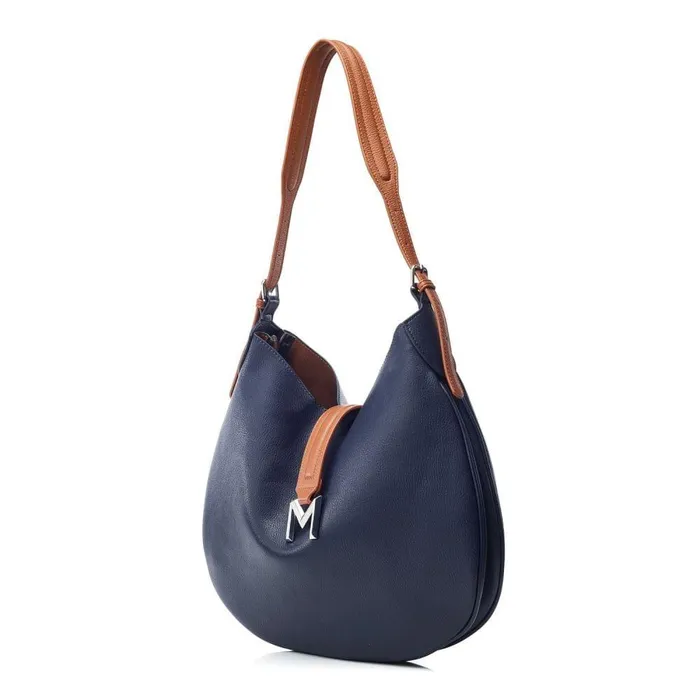 Women Moda In Pelle Shoulder Bags Kaffe Bag Navy Porvair