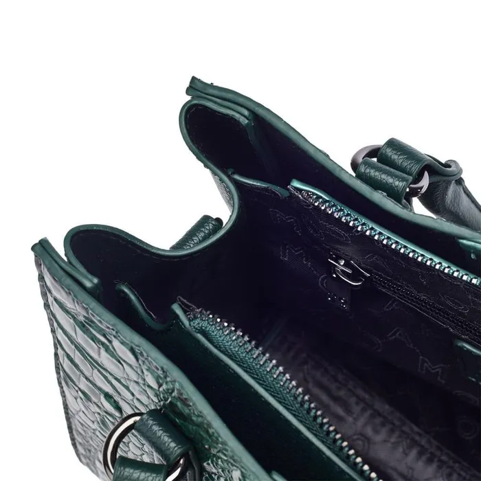 Women Moda In Pelle Tote Bags Bryce Bag Green Porvair
