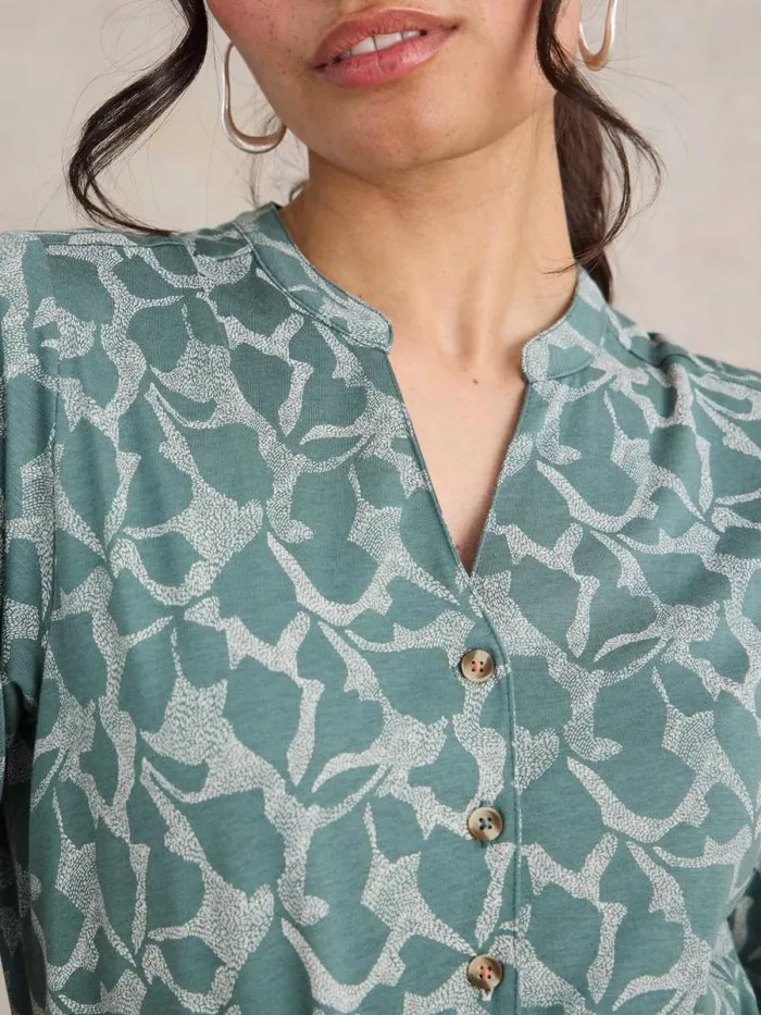 Women Naya Jersey Midi Dress Green Print White Stuff Dresses Women Naya Jersey Midi Dress Green Print White Stuff Dresses
