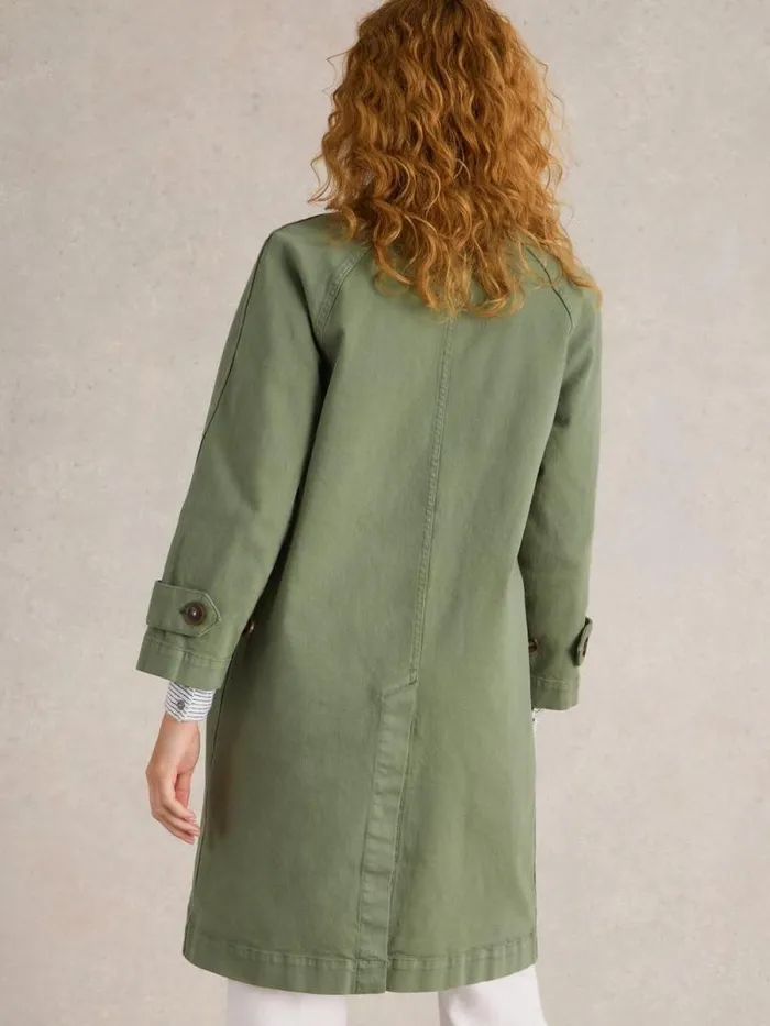 Women Oakleigh Denim Collared Coat Mid Green White Stuff Coats and Jackets Women Oakleigh Denim Collared Coat Mid Green White Stuff Coats and Jackets