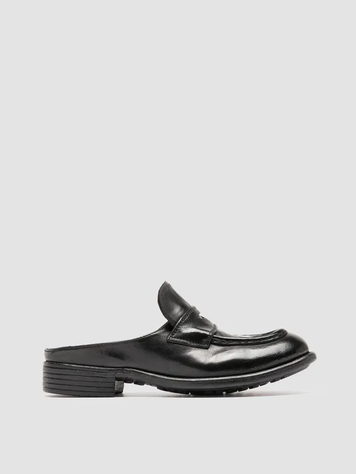 Women Officine Creative Footwear CALIXTE 063 Black Leather Mule Sandals