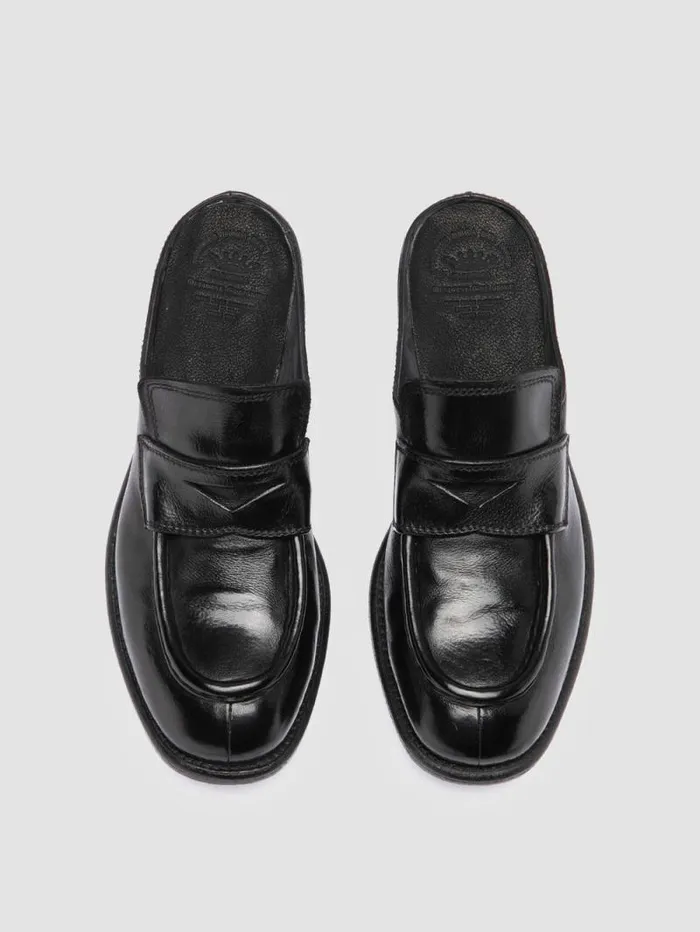 Women Officine Creative Footwear CALIXTE 063 Black Leather Mule Sandals