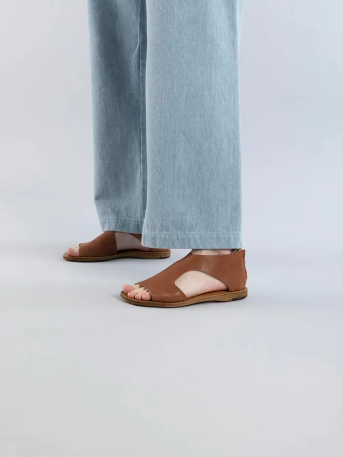 Women Officine Creative Footwear ITACA 047 Brown Leather Sandals