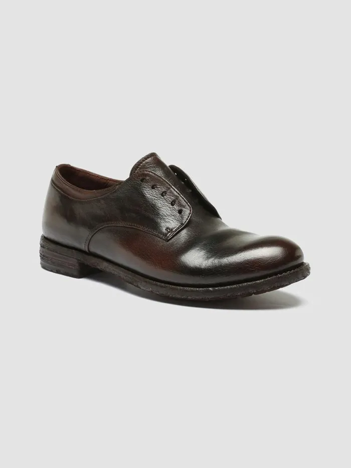Women Officine Creative Footwear LEXIKON 012 Brown Leather Derby Shoes Women Officine Creative Footwear LEXIKON 012 Brown Leather Derby Shoes