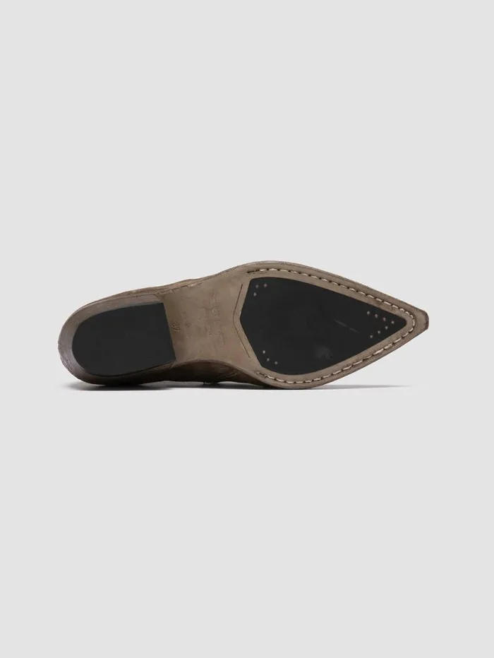 Women Officine Creative Footwear NOELIE DD 101 Green Suede Chelsea Boots Women Officine Creative Footwear NOELIE DD 101 Green Suede Chelsea Boots