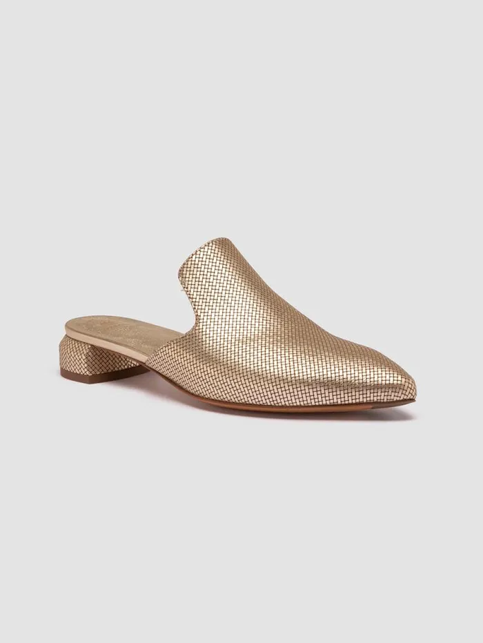 Women Officine Creative Footwear SAGE 106 Platinum Leather Mule Sandals Women Officine Creative Footwear SAGE 106 Platinum Leather Mule Sandals