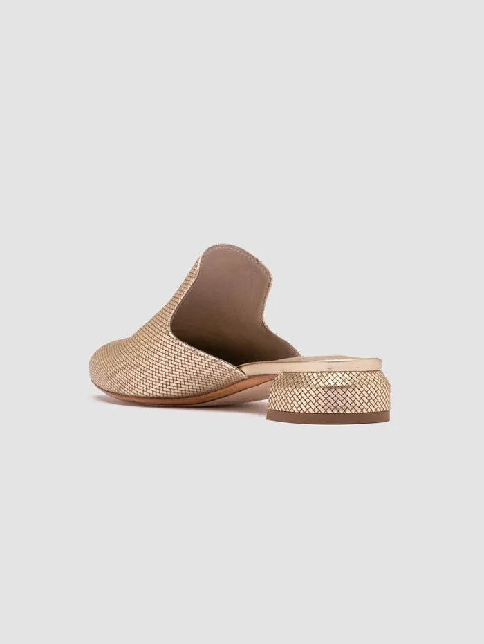 Women Officine Creative Footwear SAGE 106 Platinum Leather Mule Sandals Women Officine Creative Footwear SAGE 106 Platinum Leather Mule Sandals
