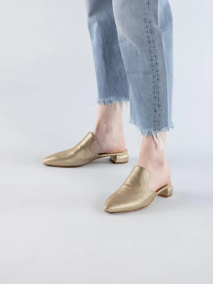 Women Officine Creative Footwear SAGE 106 Platinum Leather Mule Sandals Women Officine Creative Footwear SAGE 106 Platinum Leather Mule Sandals