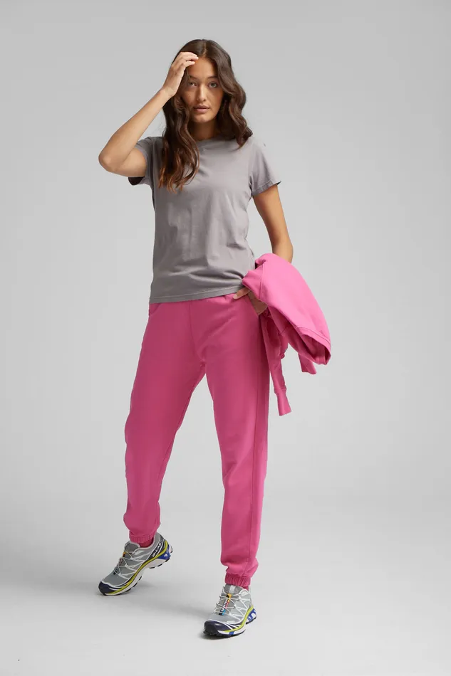 Women Organic Sweatpants 8211 Misty Brown Sweatpants Colorfulstandard
