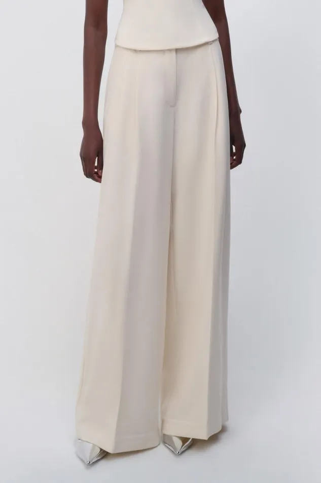Women Pants and Bottoms Jonathan Simkhai Sanaz Trouser Women Pants and Bottoms Jonathan Simkhai Sanaz Trouser