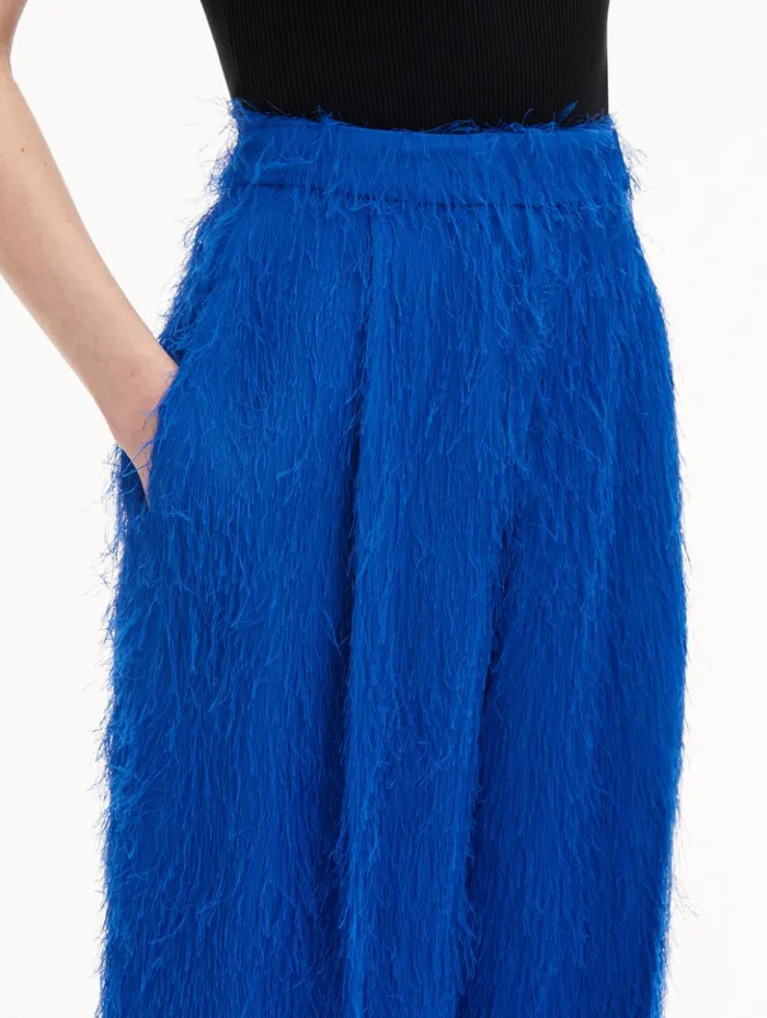 Women Pants and Skirts Oscar De La Renta Fringe Fil Coup Wide Leg Pant Lapis Women Pants and Skirts Oscar De La Renta Fringe Fil Coup Wide Leg Pant Lapis