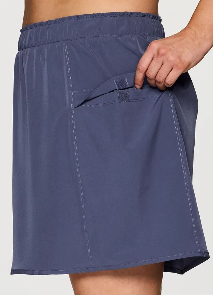 Women Plus On Course 19034 Skort Smoke Blue RBX Active Skorts