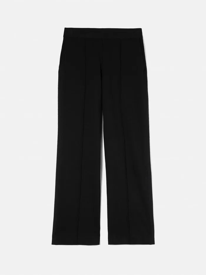 Women Ponte Jersey Trouser Black Jigsaw Trousers