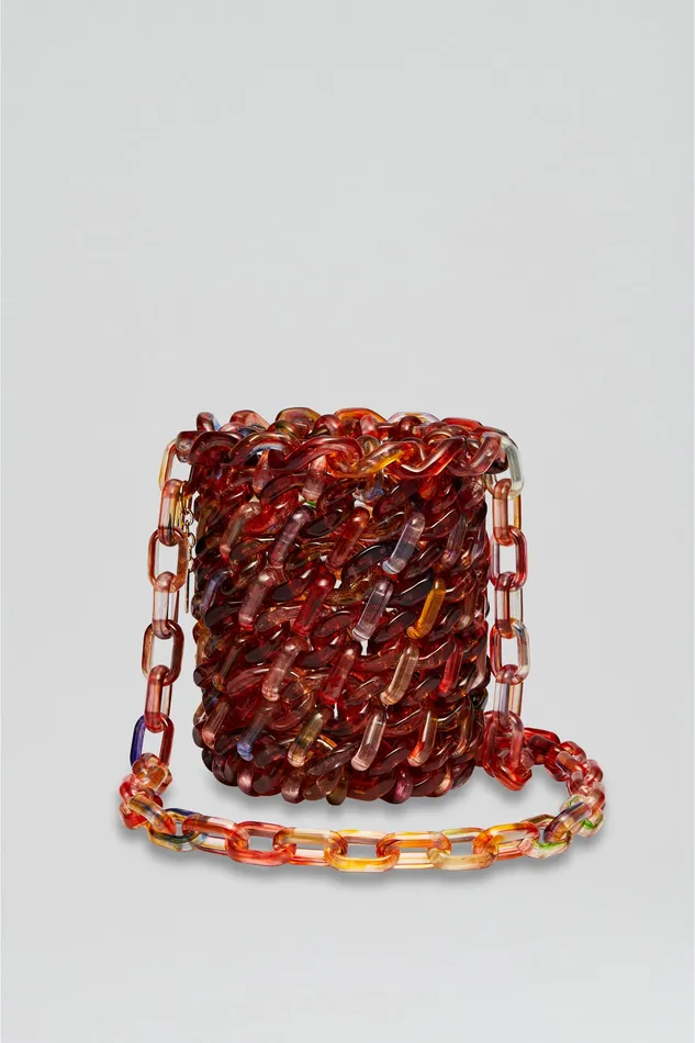 Women RESIN CROSSBODY BASKET SPICE Bags Scanlan Theodore Women RESIN CROSSBODY BASKET SPICE Bags Scanlan Theodore