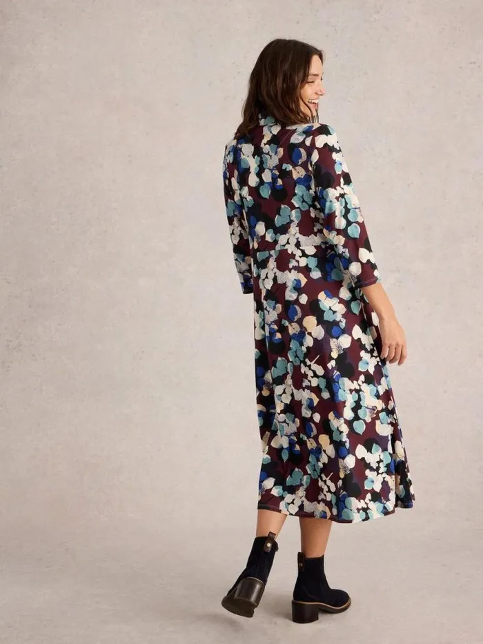 Women Rua Midi Jersey Shirt Dress Plum Multi White Stuff Dresses Women Rua Midi Jersey Shirt Dress Plum Multi White Stuff Dresses