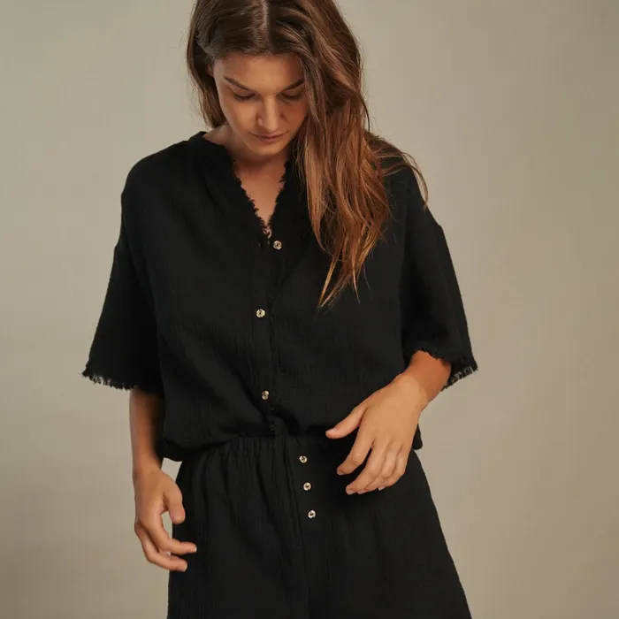 Women Shirts Love Stories Mila Shirt Black