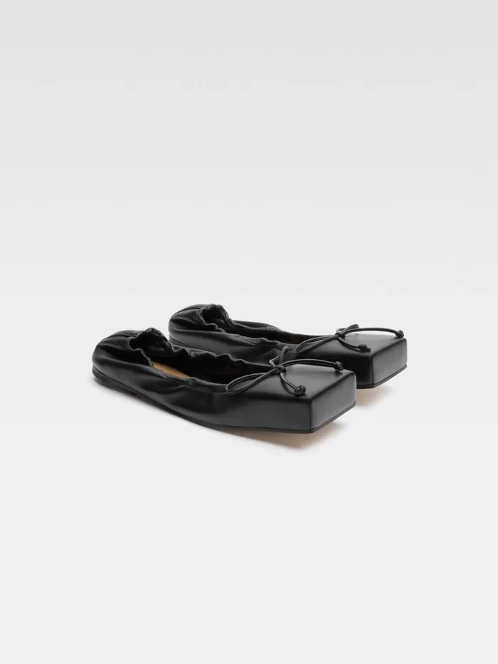 Women Shoes JACQUEMUS The Ballet Flats Black Women Shoes JACQUEMUS The Ballet Flats Black