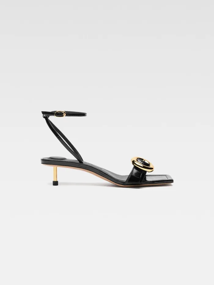 Women Shoes JACQUEMUS The Low Regalo Sandals Black