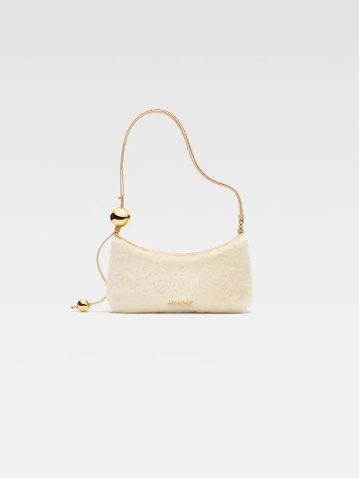 Women Shoulder Bags JACQUEMUS The Bisou Perle Offwhite