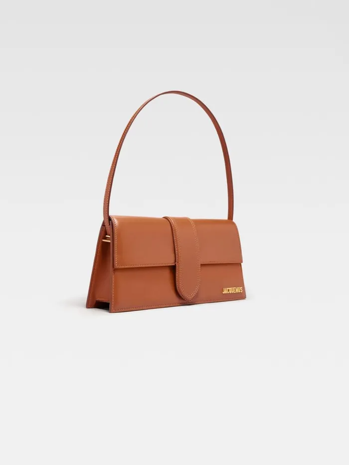 Women Shoulder Bags JACQUEMUS The Long Bambino Light Brown Women Shoulder Bags JACQUEMUS The Long Bambino Light Brown