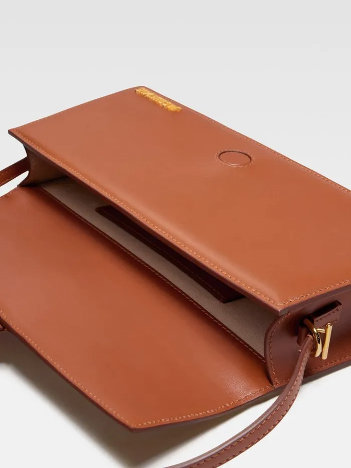 Women Shoulder Bags JACQUEMUS The Long Bambino Light Brown Women Shoulder Bags JACQUEMUS The Long Bambino Light Brown