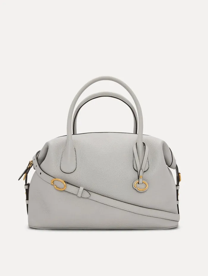 Women Signature Handbags Oscar De La Renta The Dahlia Grigio Perla