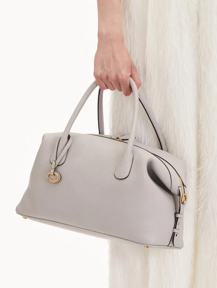 Women Signature Handbags Oscar De La Renta The Dahlia Grigio Perla Women Signature Handbags Oscar De La Renta The Dahlia Grigio Perla