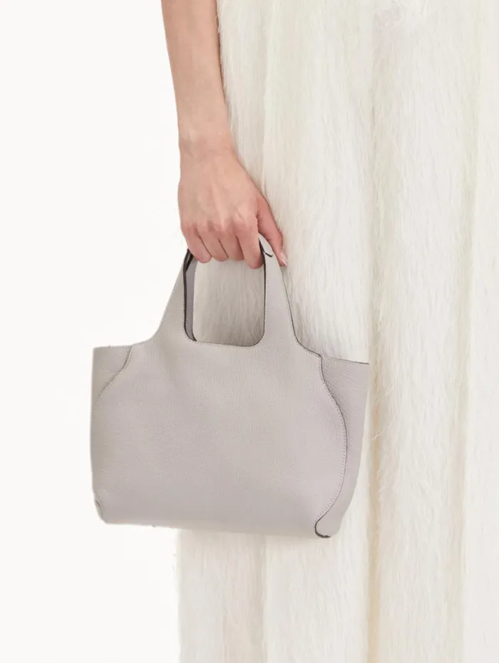 Women Signature Handbags Oscar De La Renta The Mini Topaz Grigio Perla Women Signature Handbags Oscar De La Renta The Mini Topaz Grigio Perla