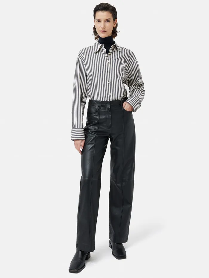 Women Silk Cotton Polo Jumper Navy Jigsaw Knitwear and Cashmere
