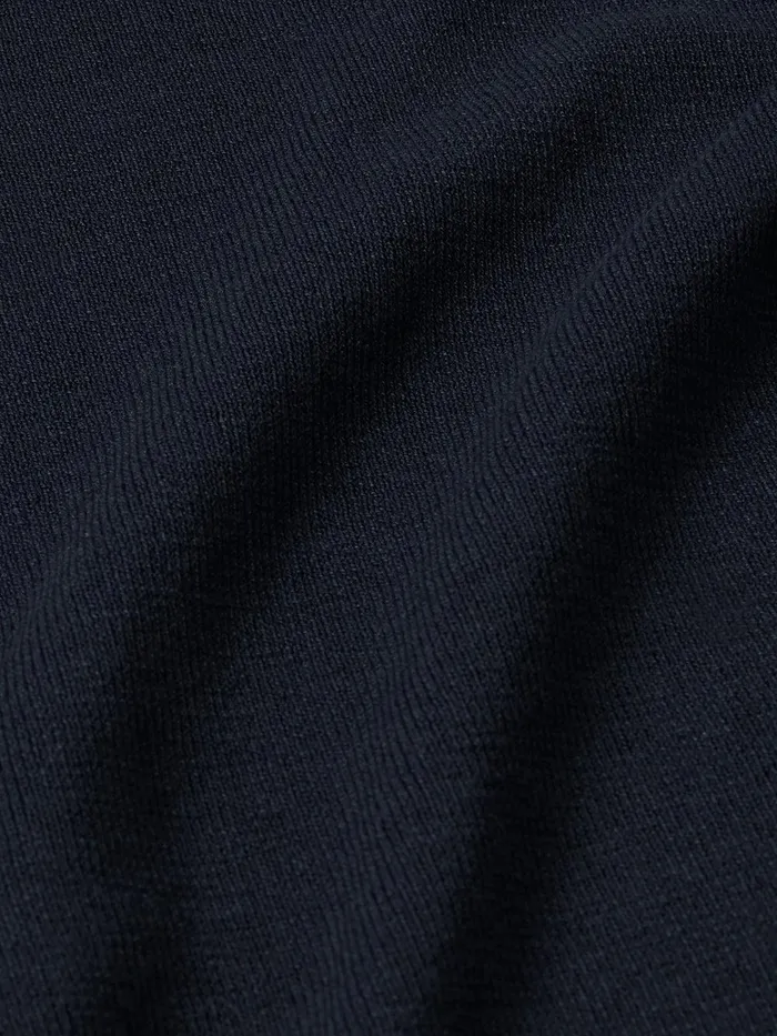 Women Silk Cotton Polo Jumper Navy Jigsaw Knitwear and Cashmere