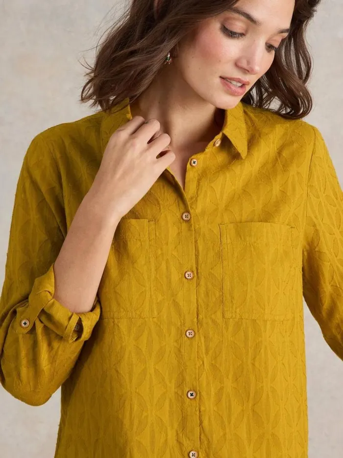Women Sophie Cotton Long Sleeve Shirt Chartreuse Multi White Stuff Shirts and Blouses Women Sophie Cotton Long Sleeve Shirt Chartreuse Multi White Stuff Shirts and Blouses