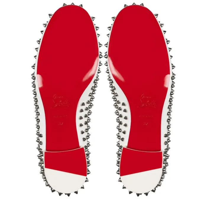 Women Spikeasy 30 Mm Loafers 8211 Nappa Leather 8211 Bianco Christian Louboutin Flats and Loafers
