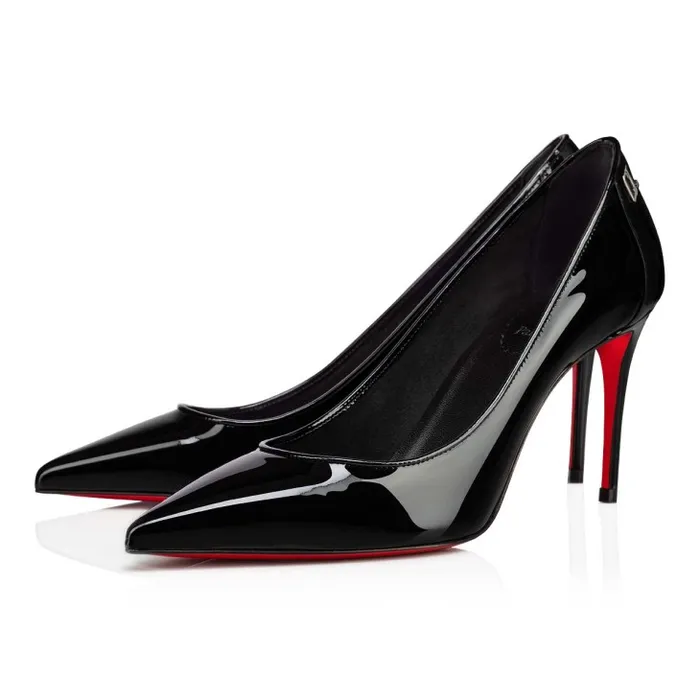 Women Sporty Kate 85 Mm Pumps 8211 Patent Calf 8211 Black Christian Louboutin Pumps
