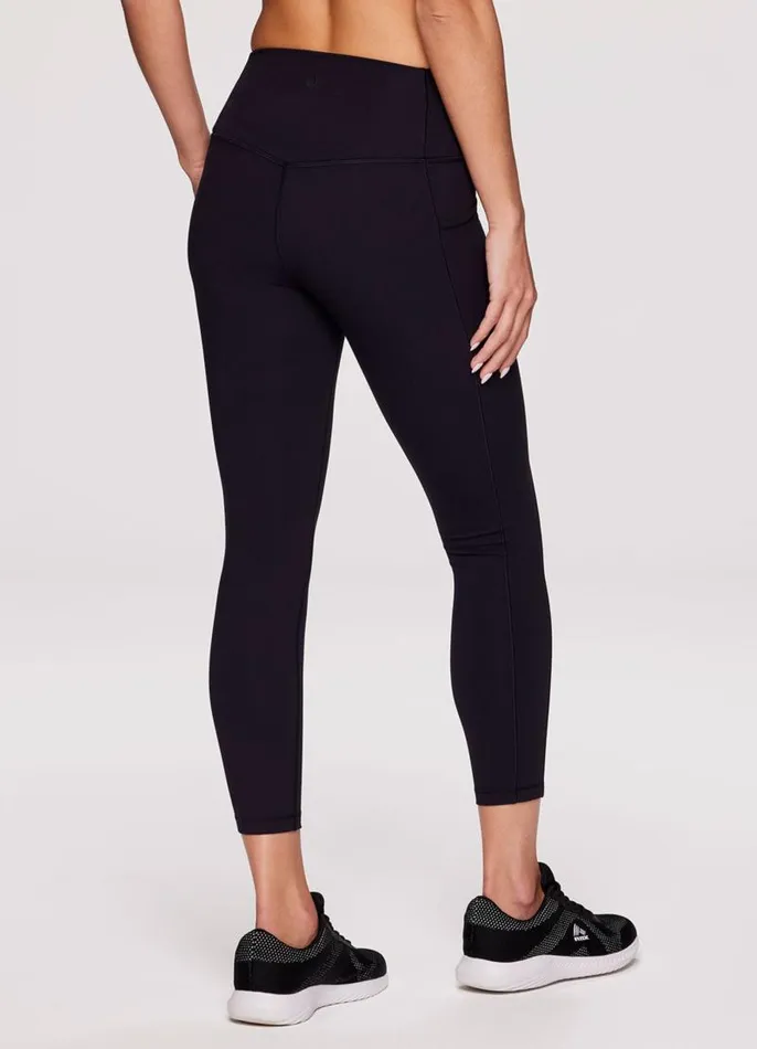 Women Super Soft Ultra Hold 78 Legging Black RBX Active Leggings