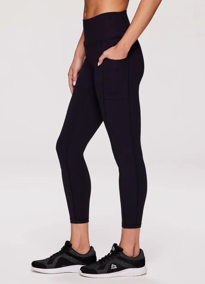 Women Super Soft Ultra Hold 78 Legging Black RBX Active Leggings